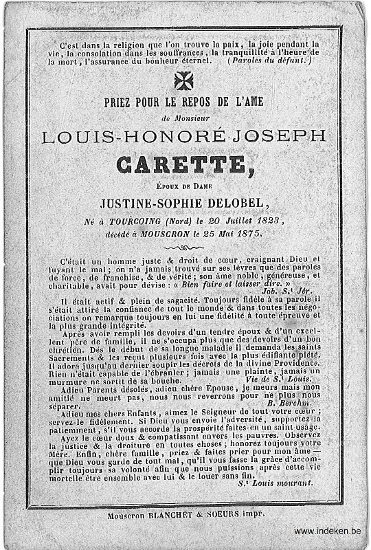 Louis Honore Joseph Carette