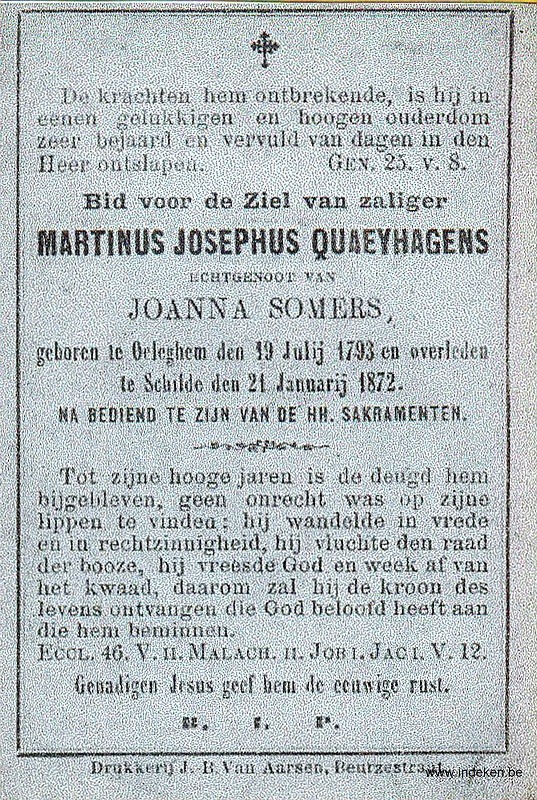 Martinus Josephus Quaeyhaegens