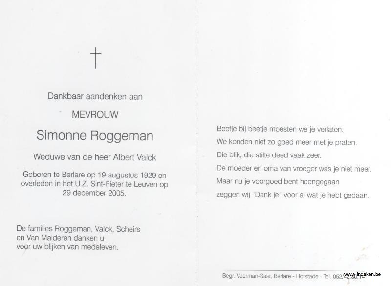 Simonne Roggeman