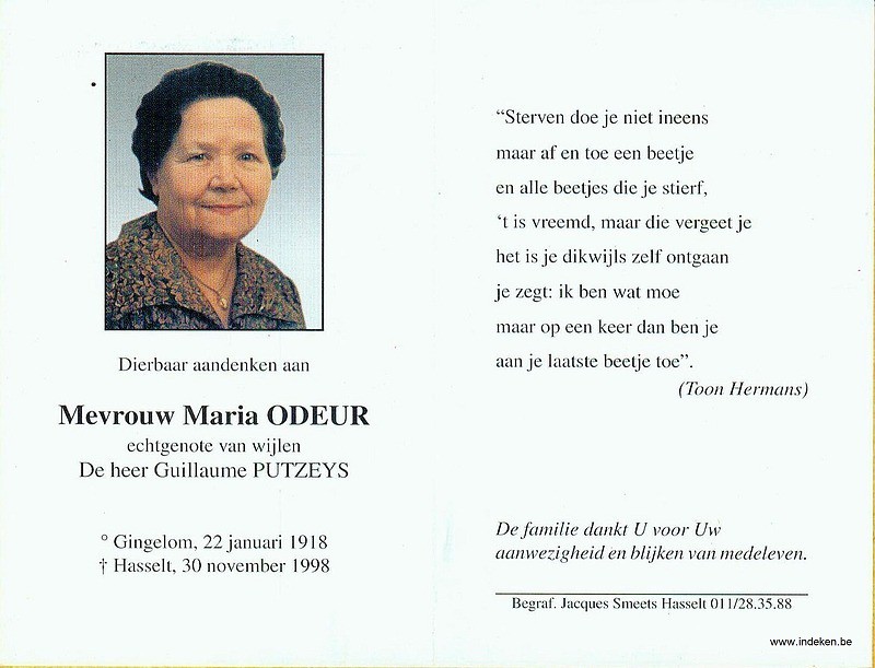 Maria Odeur