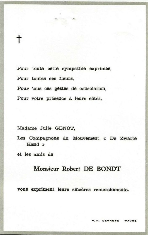 Robert De Bondt