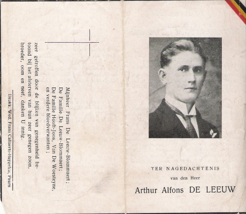 Arthur Alfons De Leeuw