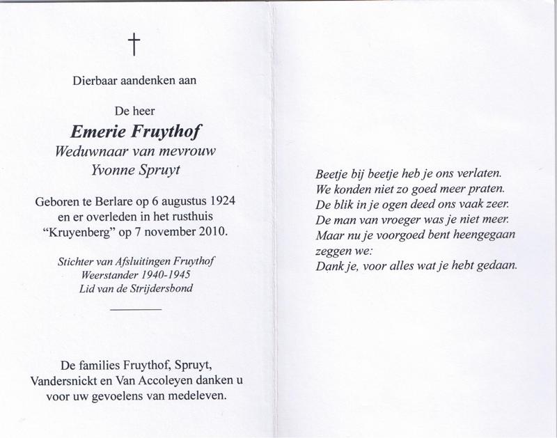 Emerie Amandus Fruythof