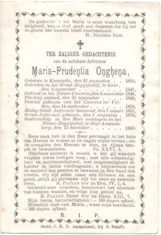 Maria Prudentia Onghena