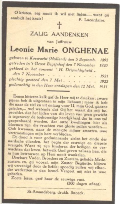 Leonie Marie Onghena