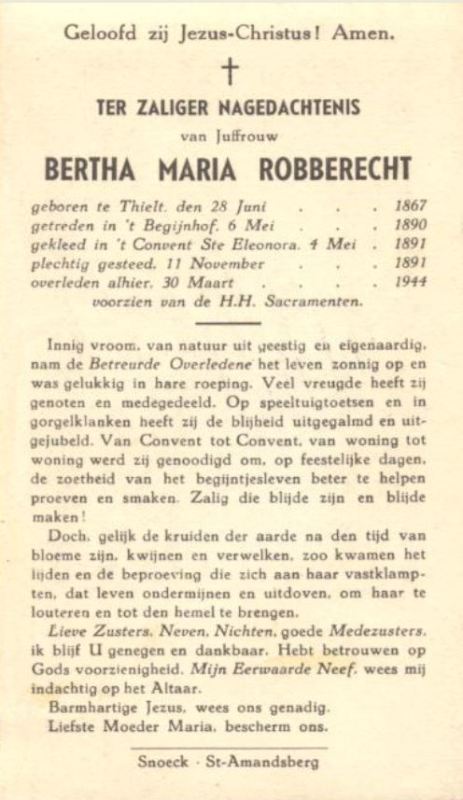 Bertha Paulina Ghislena Robberecht