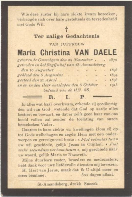 Maria Christina Van Daele