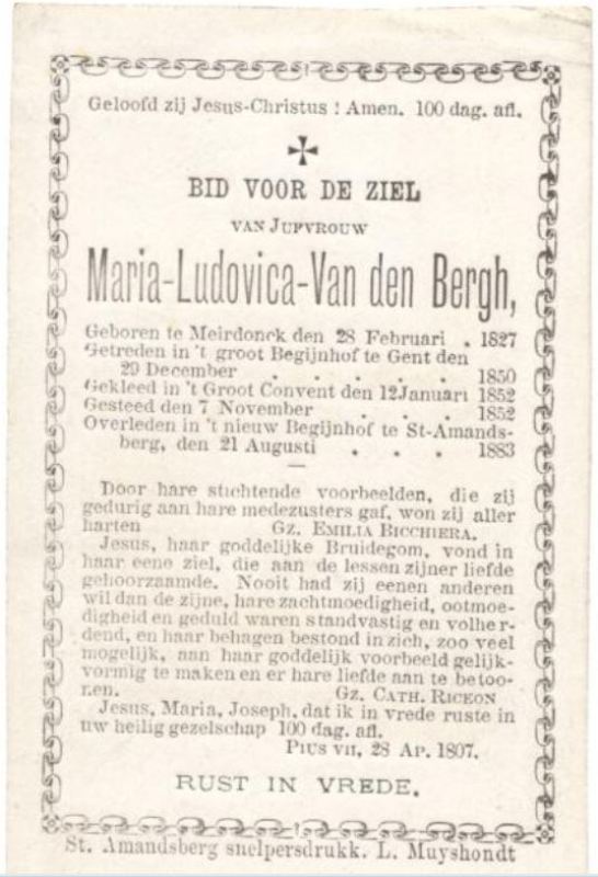 Maria Ludovica Van Den Bergh