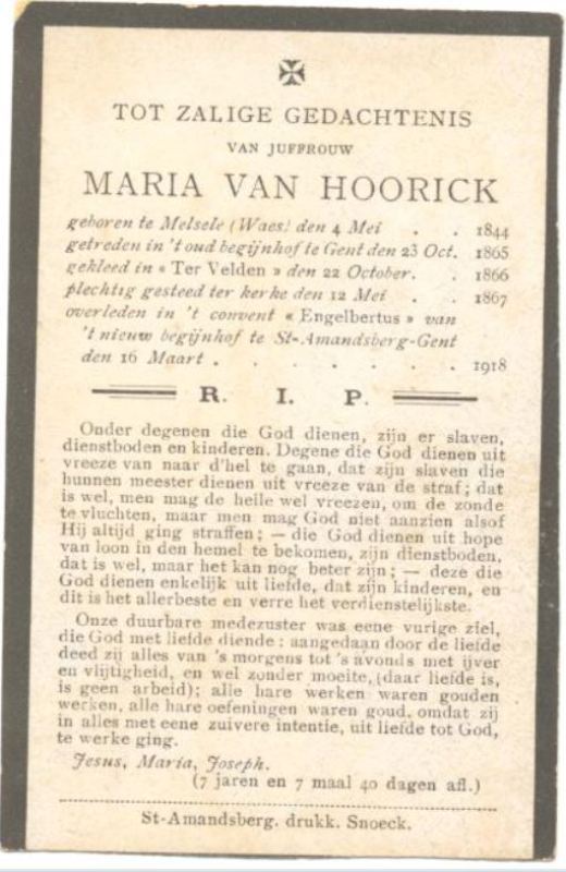 Maria Fidelia Van Hoorick