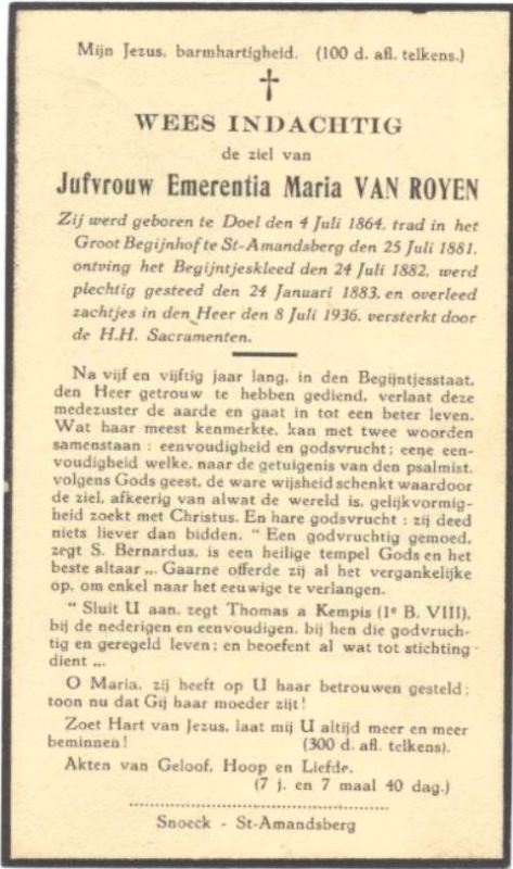 Emerentia Maria Van Royen