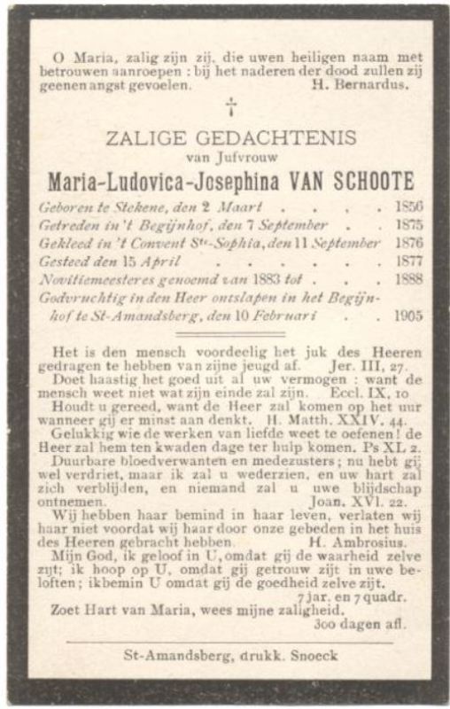 Maria Ludovica Josephina Van Schoote