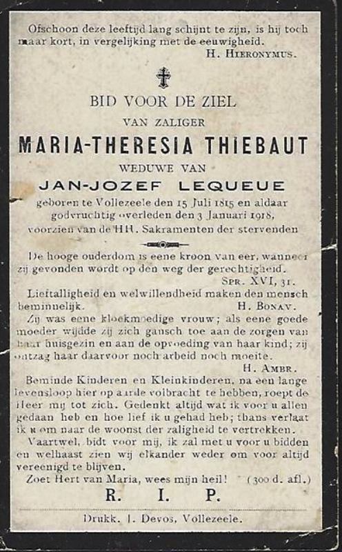 Maria Theresia Thibaut