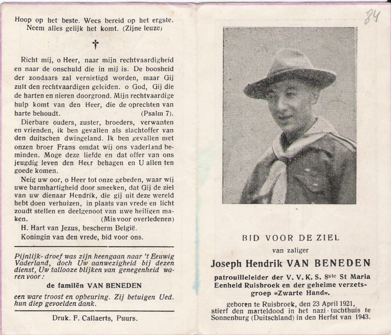 Joseph Hendrik Van Beneden