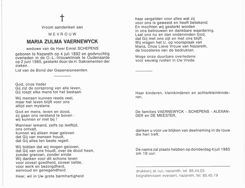 Maria Zulma Vaernewyck