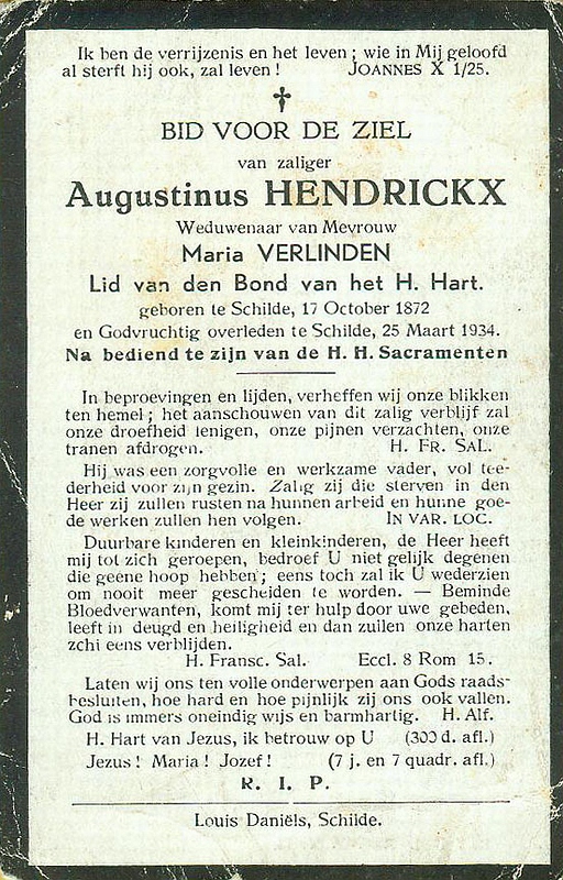 Petrus Josephus Augustinus Hendrickx