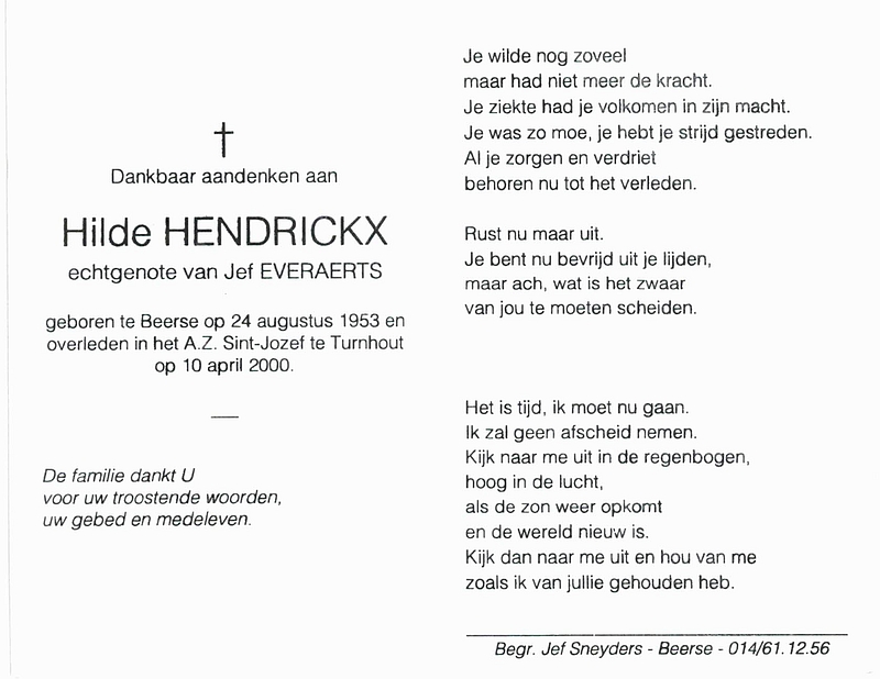 Hilde Hendrickx