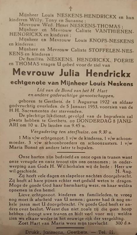 Julia Hendrickx