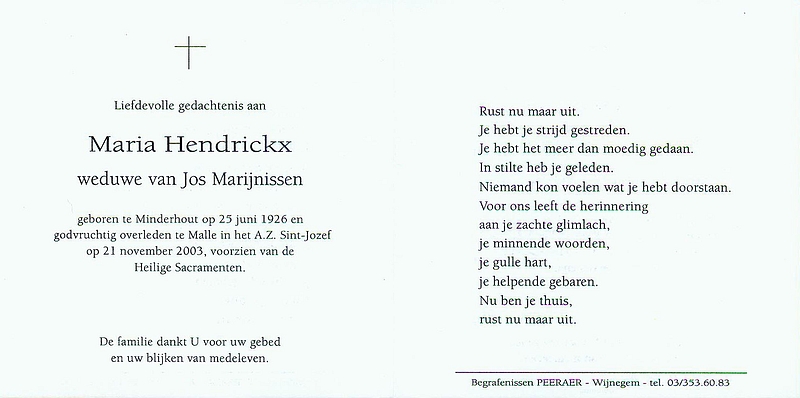 Maria Hendrickx
