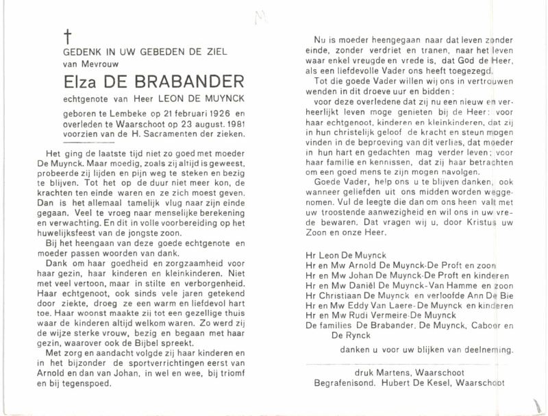 Elza De Brabander