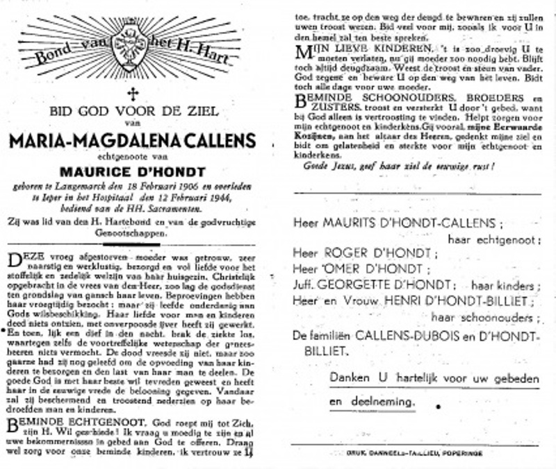 Maria Magdalen Callens