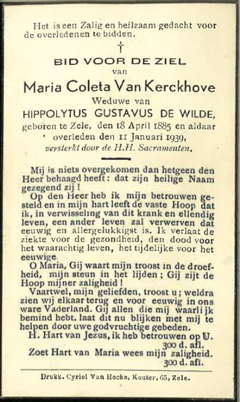 Maria Coleta Van Kerckhove