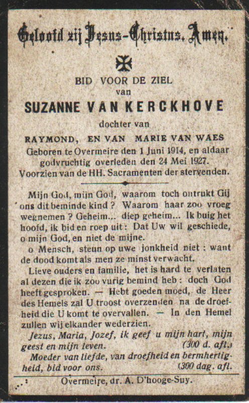 Suzanne Van Kerckhove