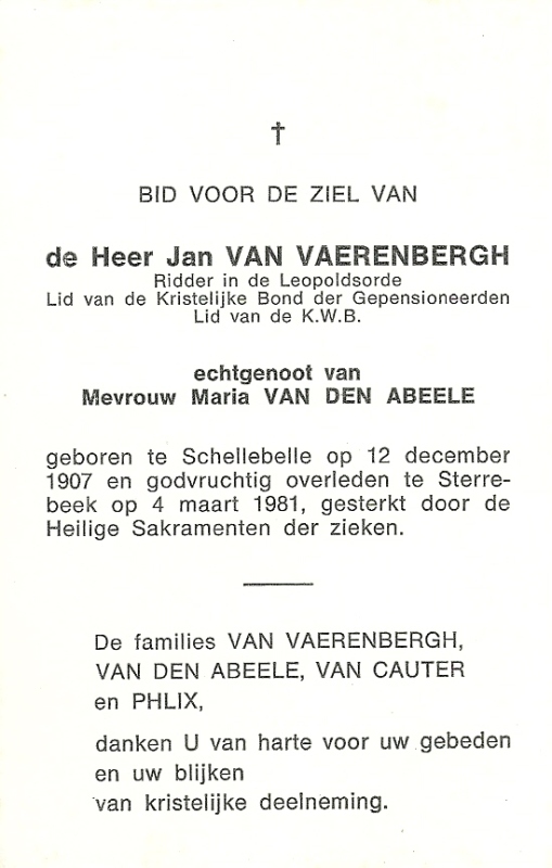Karel Jan Baptist Van Vaerenbergh