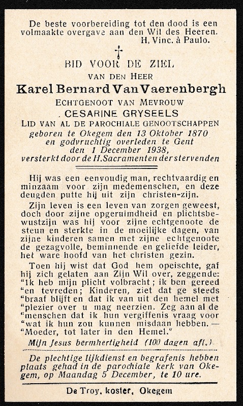 Karel Bernardus Van Vaerenbergh