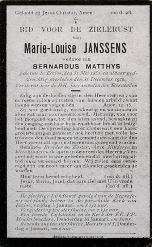Marie Louise Janssens