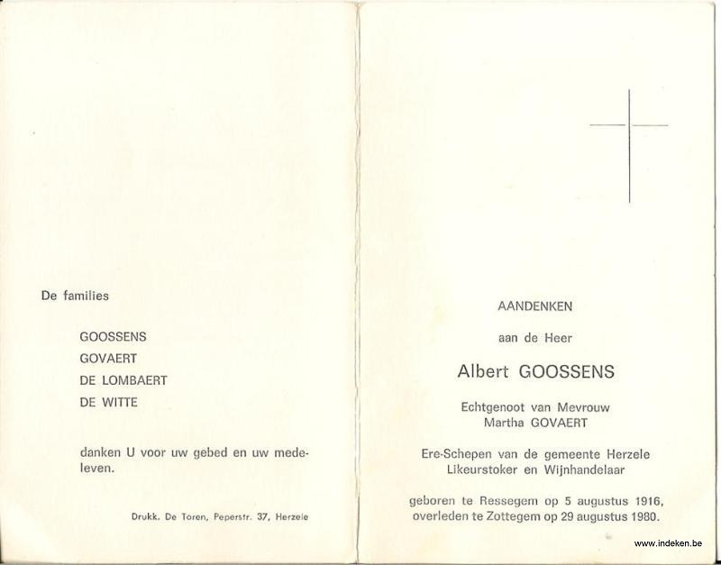 Albert Goossens