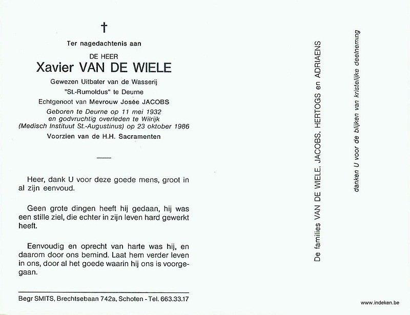 Xavier Van De Wiele