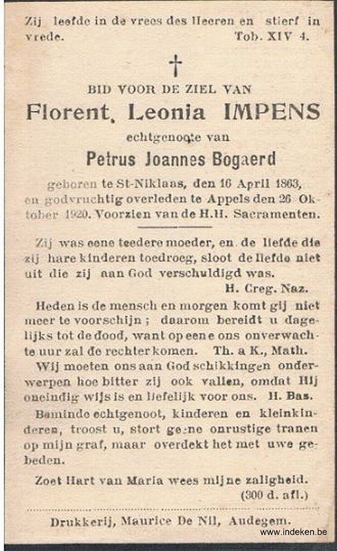 Florentina Leonia Impens