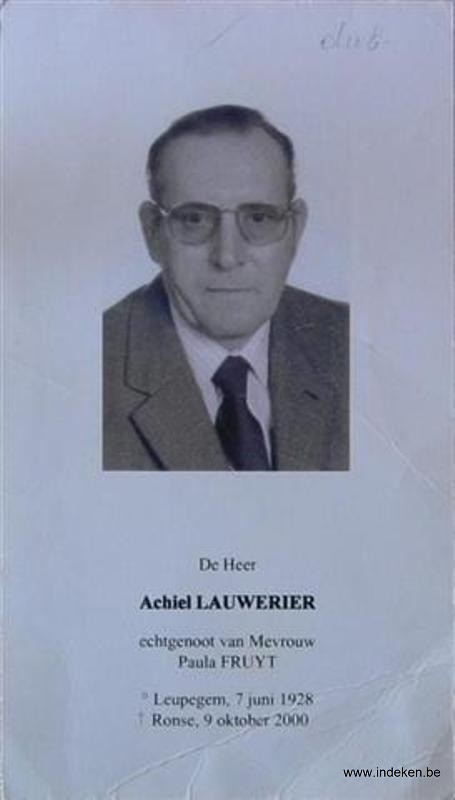 Achiel Lauwerier
