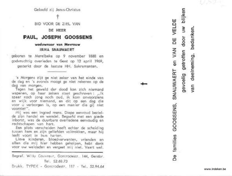 Polydoor Joseph Goossens