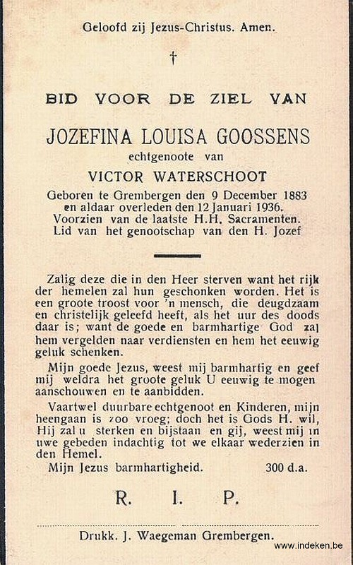 Jozefina Louisa Goossens