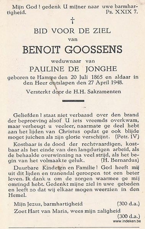 Joannes Benedictus Goossens