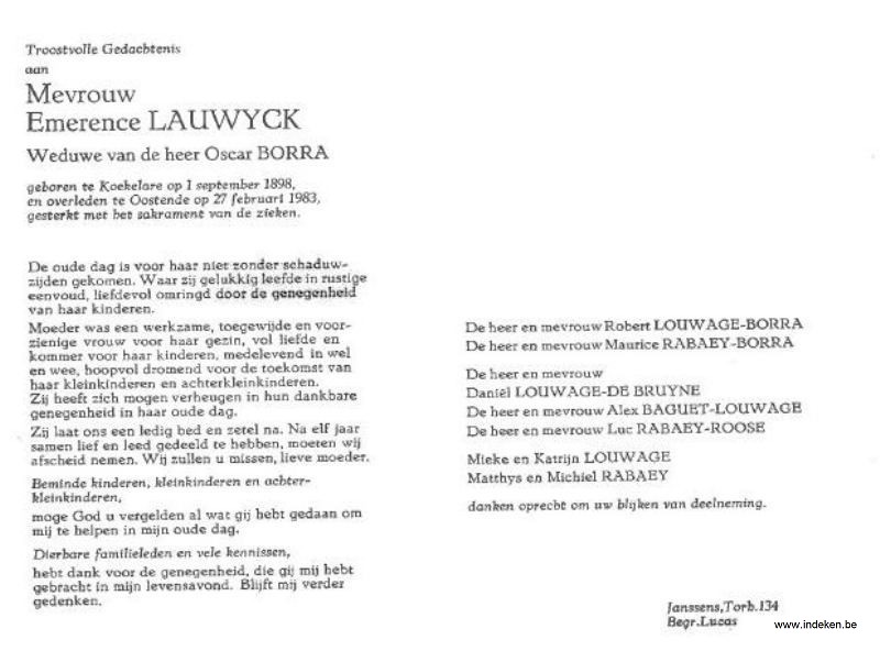 Emerence Lauwyck