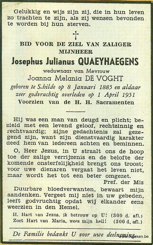 Josephus Julianus Quaeyhaegens