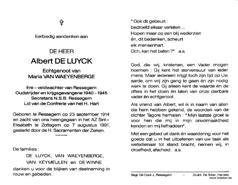 Albert De Luyck