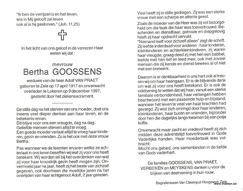 Bertha Goossens