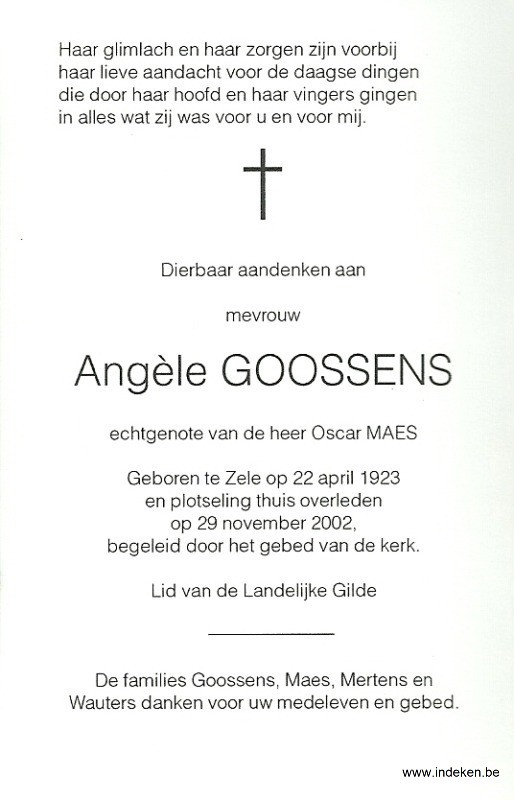 Angele Goossens
