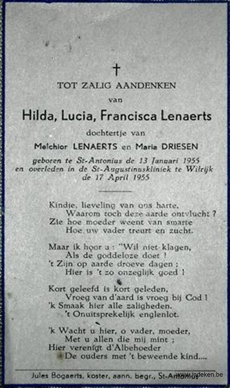 Hilda Lucia Francisca Lenaerts