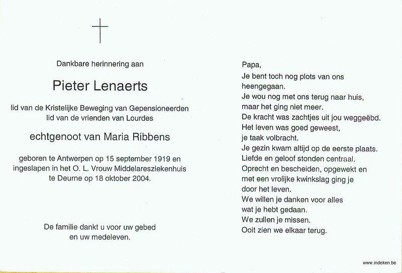 Pieter Lenaerts