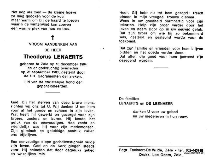 Theodorus Lenaerts