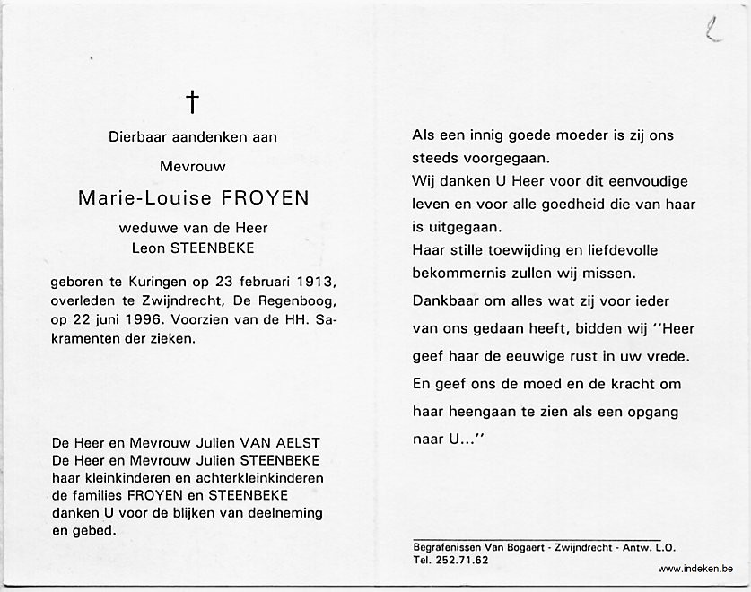 Marie Louisa Antoinetta Froyen