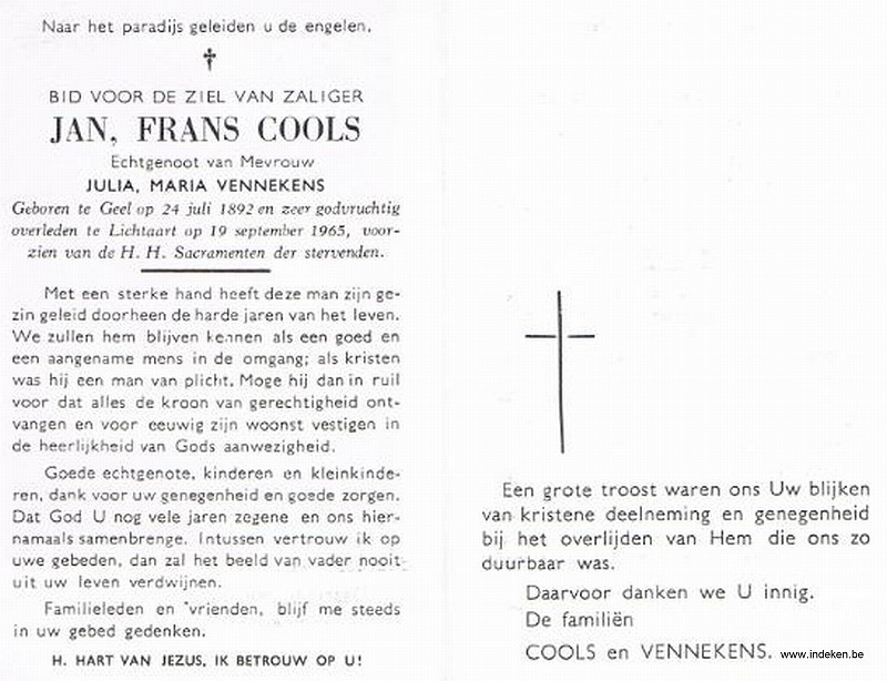 Joannes Franciscus Cools