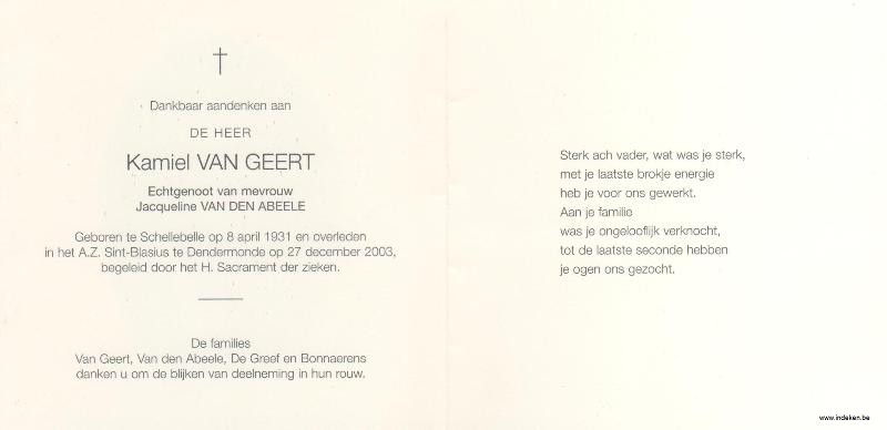 Kamiel Van Geert