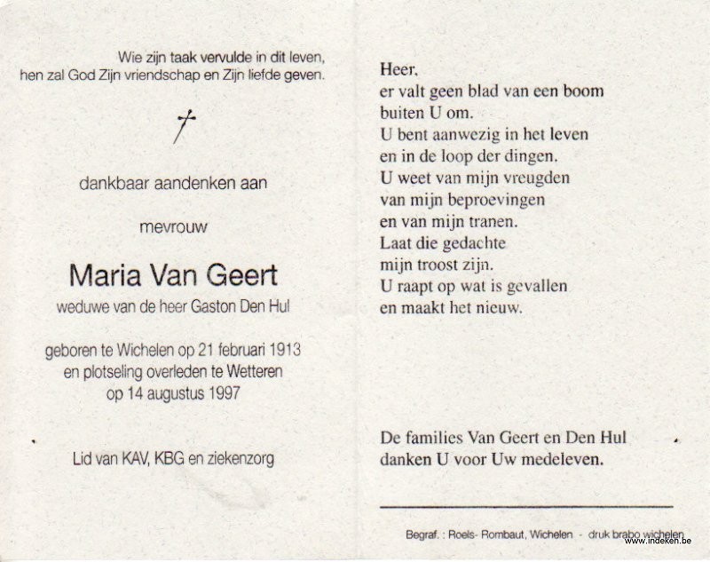 Maria Coleta Van Geert