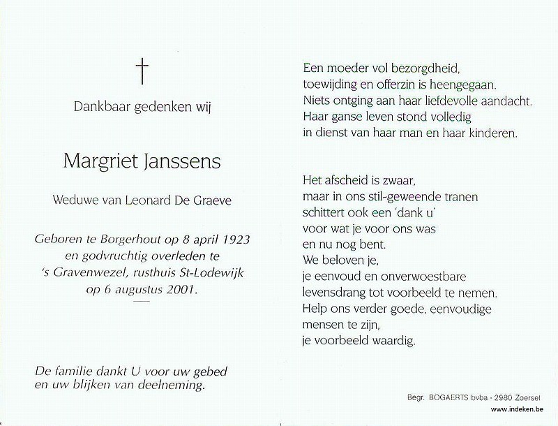 Margriet Janssens