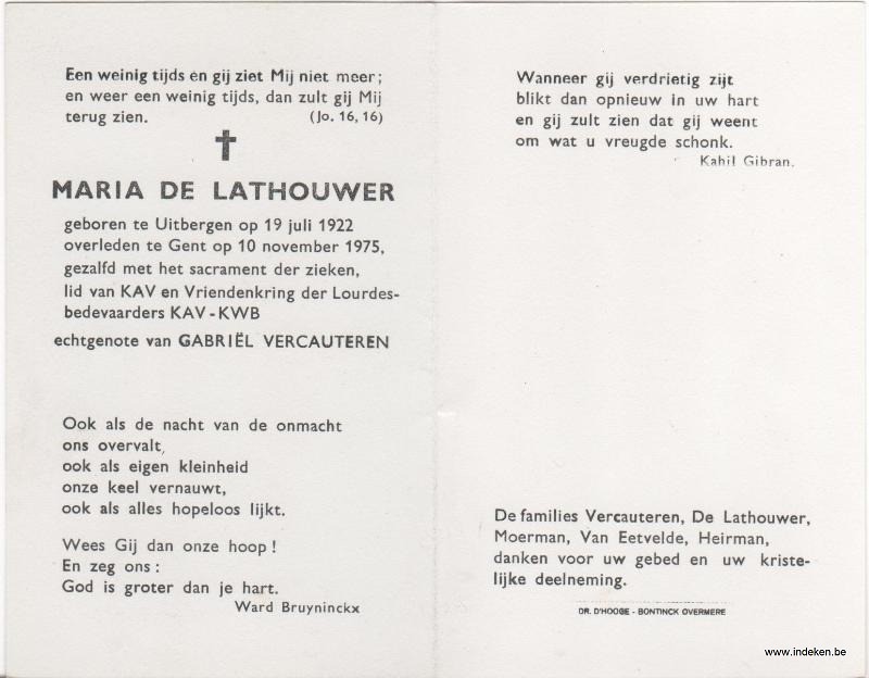 Maria De Lathouwer